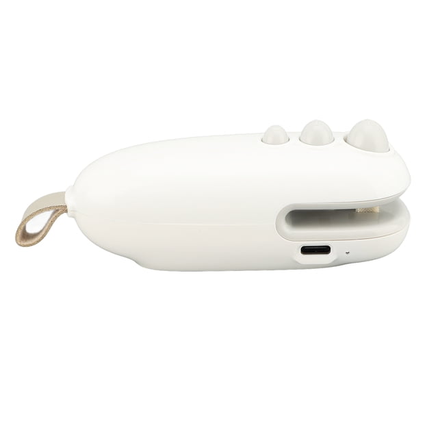 2 En 1 Mini Sellador De Bolsas, Sellador De Caliber Portátil Recargable Y Sellador De Bolsas Portátiles Con Cordones Para Bolsas De Plástico Bolsas De Alimentos Almacenamiento