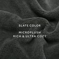thumbnail image 5 of Sunbeam Slate Gray Microplush Cordless Electric Blanket, 5 of 9