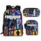 thumbnail image 2 of Mochila Fortnite de 3 piezas con diseño de anime para videojuegos, incluye bolsa para portátil de 17 pulgadas, bandolera y estuche para lápices., 2 of 5