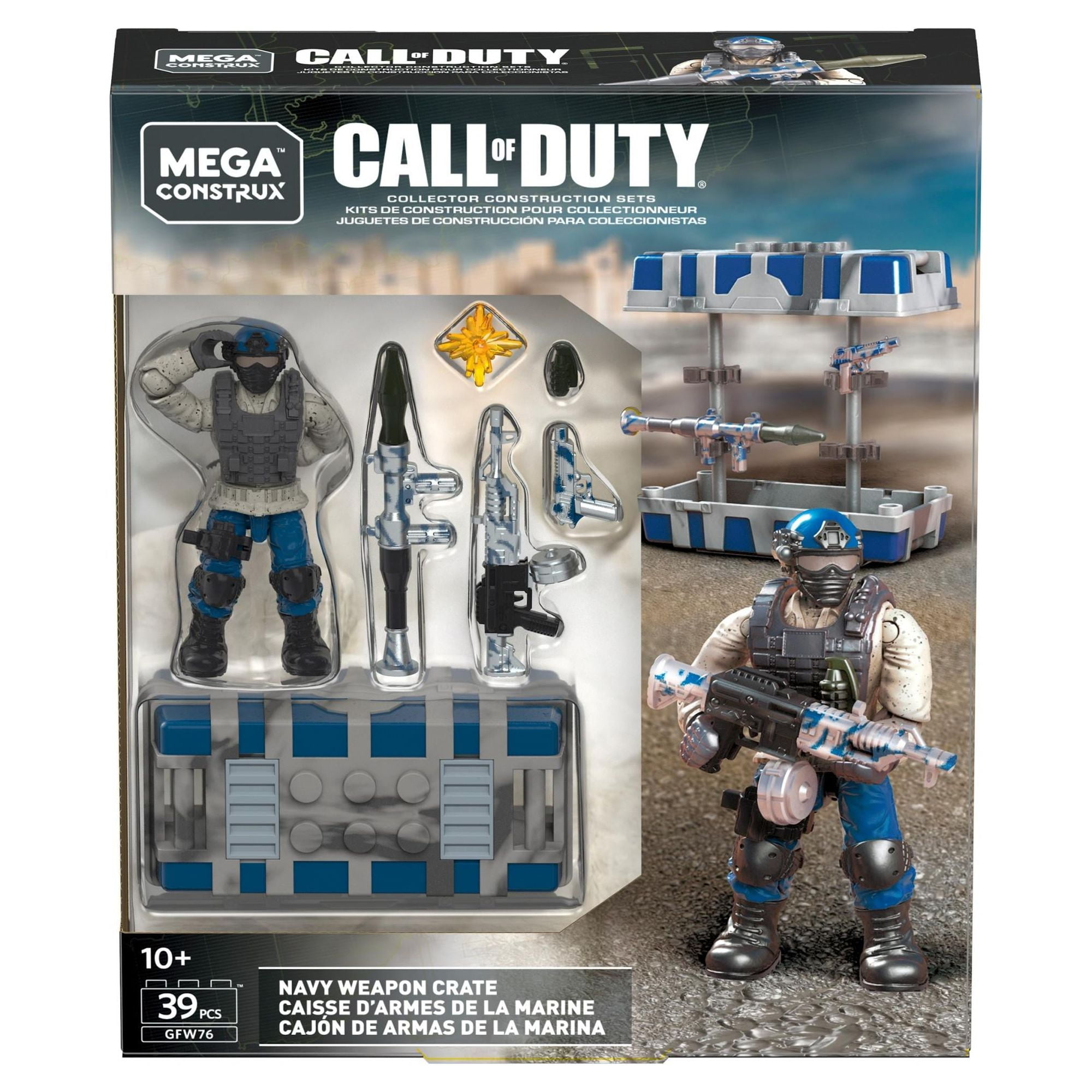 Amazon.com: Mega Construx Call of Duty WWII Weapon Crate