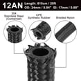 thumbnail image 3 of AN12 3/4" 20ft CPE Fuel Line Hose Nylon Stainless Steel Car Engines Braided Tube Black, 3 of 6