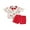 Red Circus, variant on Toddler Baby Boys Farm Circus Gentleman Outfits Infant Baby Boys Summer Clothes Cute Cartoon Animal Print Short Sleeve Button Down Shirts with Bowtie Pockets Shorts Set