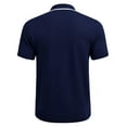 thumbnail image 2 of Coshow Mens Zipper Polo Shirt Casual Short Sleeve Knit Polo T Shirt Classic Fit Shirts, 2 of 4