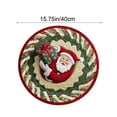 thumbnail image 2 of DAMAI Christmas Santa 3D Rug – Christmas Optical Illusion Rugs, Santa Claus Quilted Round Rug, Decorative Rugs with Depth Pattern for Holiday Entryway Living Room Bedroom Christmas Decor(15.75 Inch), 2 of 6