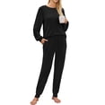 thumbnail image 3 of Fantaslook Two Piece Sets for Women Lounge Sets Casual Long Sleeve Tops and Long Pants Vacation Travel Fall Outfits Pajama Sets, 3 of 9