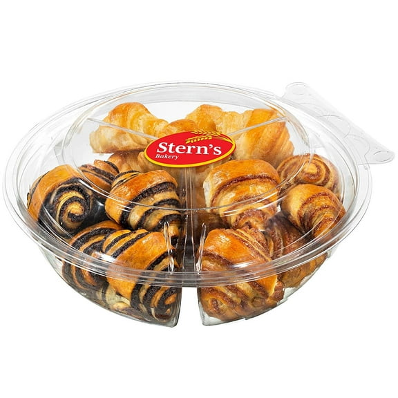Rugelach Cookie Gifts Kosher 16 Ounce Sympathy Gift Basket for Men, Women, Halloween, Christmas, and Birthday -Cookie Basket Filled with Chocolate Cinnamon and Vanilla Rugelach | Stern's Bakery