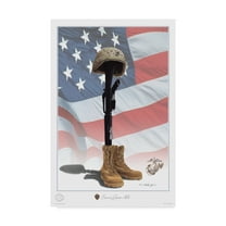 Trademark Fine Art 'Some Gave All' Canvas Art by Marc Wolfe
