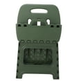thumbnail image 2 of Folding Step Stool, Lightweight PP Plastic Foldable Step Stool with Backrest, Holds Up to 300 Lbs, Opens Easy with One Flip, Collapsible Stool for Kitchen, Bathroom & Living Room, 2 of 7