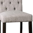thumbnail image 3 of Side Chair with Button Tufted Backrest Set of 2 Gray - Saltoro Sherpi, 3 of 5