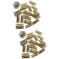thumbnail image 6 of Raindrops 2 Sets of Mini Wood Box Hinges Wooden Jewelry Case Hinges Mini Iron Hinges with Screws, 6 of 8