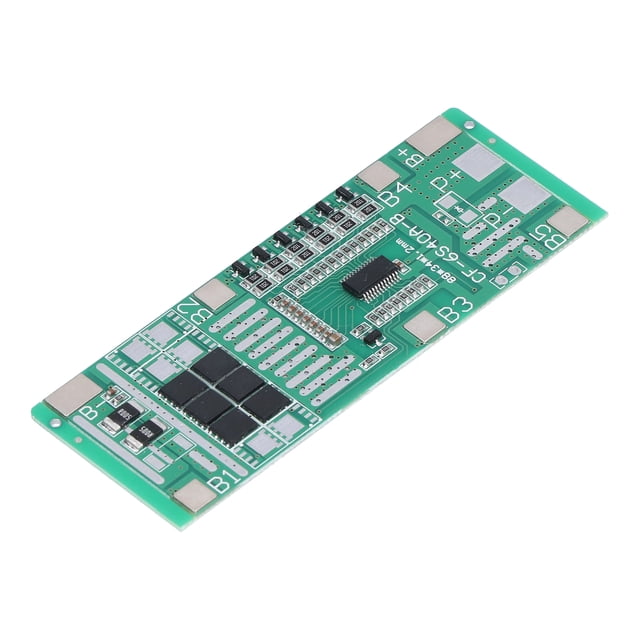 Placa de protección de batería de litio, 6S 24V20A Electrónica de batería de litio Una placa de protección de batería Durabilidad mejorada