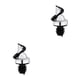 thumbnail image 4 of Yuarrent Beber Vino Vertedor Tapón Dispensador Boquilla de silicona Sellador Reutilizable Vino Keeper Accesorio de cocina Chapado en plata Chapado en plata 2Conjunto, 4 of 6