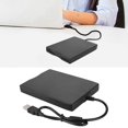 thumbnail image 4 of External Disk Drive, Black Disk Drive Diskette, External Diskette With Shockproof Foot Pads External Diskette Mobile PC PC Desktop For Home Notebook, 4 of 8