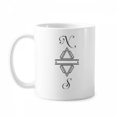 

Compass Line End Art Deco Fashion Mug Pottery Cerac Coffee Porcelain Cup Tableware