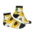 thumbnail image 6 of Salouo Sunflowers Pattern Unisex Middle Tube Socks,Middle-Finger Knee High Socks Over The Calf Tube Stocking Crew Stockings for Women and Men Tube Socks, 6 of 8