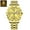 Gold, variant on Elegant Men's Timepiece – Quartz Movement, Water Resistant, Polished Steel Finish