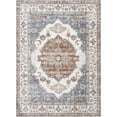 thumbnail image 4 of Hauteloom Ebbe Living Room, Bedroom Machine Washable Area Rug - Traditional - Medium Gray, Navy, Gray - 5'3" x 7', 4 of 17