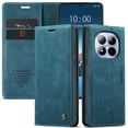 thumbnail image 2 of Funda FOXDOCK cartera de cuero retro para FOXDOCK Redmi Note 15 Pro 4G – Resistente a golpes, ranuras para tarjetas – azul, 2 of 5