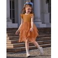 thumbnail image 4 of Arshiner Toddler Tutu Dress Little Girls Irregular Tulle Princess Birthday Party Formal Dresses, 4 of 6