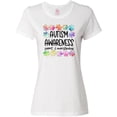 thumbnail image 3 of Inktastic Autism Awareness Support and Understanding Puzzle Pieces Women's T-Shirt, 3 of 5