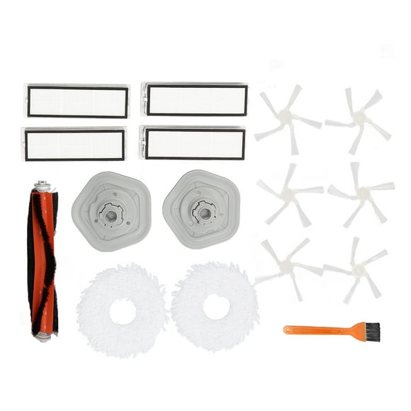 Main Brush Side Brush Filters Mop Set,Sweeping Robot Accessories Set Sweeper Replacement Parts Sweeper Replacement Brush Kit Power Packed Performance