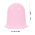 thumbnail image 2 of LNGOOR 4 Pcs Gobelets en Silicone Gobelets de Massage pour Ventouses Rose, 2 of 8