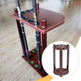 thumbnail image 4 of DYNWAVECA Pool Cue Rack Billiards Cue Rack Floor Standing Fishing Rod Racks Gift for Player Organizer Professional Stable Round 9 Slots, 4 of 7