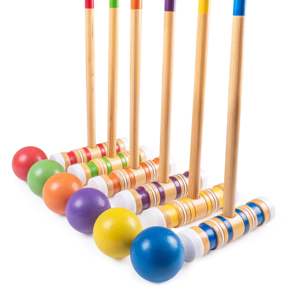 Crown Sporting Goods SCRQ001 Six Player Deluxe Croquet Set for sale online 