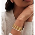 thumbnail image 6 of Gold Beaded Bracelets for Women, 14K Real Gold Plated Jewelry for Women Dainty Pearl Bead Bracelets Stack, Non Tarnish Trendy Stackable Ball Cross Stretch Bracelet Set Fashion Accessories Gifts, 6 of 18