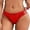 Red, variant on Stretch Soft Hipster Briefs Lace Womens Underwear Ladies Underwear Panties