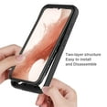 thumbnail image 4 of Allytech Clear Case for Samsung Galaxy S23 Plus, Soft TPU + Rugged PC Back Case, Ultra Slim Lightweight Shockproof Bumper Anti-Drop Screen Camera Protection Stylish Transparent Shell - Black, 4 of 5