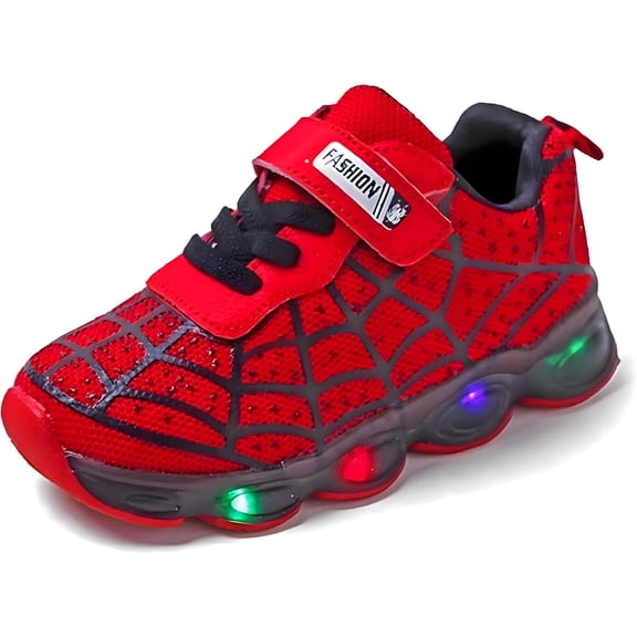 Children's Casual Shoes Boys Breathable Anti-Slip Light Sneakers Unisex Luminous Sneakers for Girls Sport Running Shoes