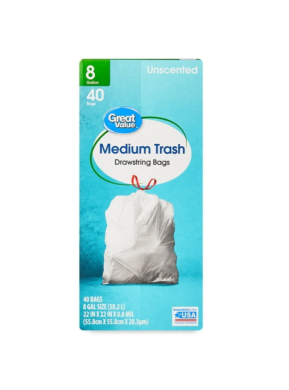 Great Value Trash Bags in Trash Bags