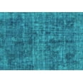 thumbnail image 1 of Ahgly Company Indoor Rectangle Abstract Turquoise Blue Modern Area Rugs, 2' x 4', 1 of 4