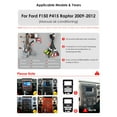 thumbnail image 2 of Ossuret Apple CarPlay Android 13 6+64GB Wifi AUX 8 Core Car Stereo Radio Head Unit Multimedia GPS Navigation Player For Ford F-150 F150 2009 2010 2011 2012, 2 of 22