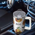 thumbnail image 5 of 40oz Halloween Tumbler with Handle, Cute Ghost | Print | Halloween Gifts for Women & Men | with Lids and Straws | Stainless Steel Insulated | Water Bottle Travel Mug, 5 of 5