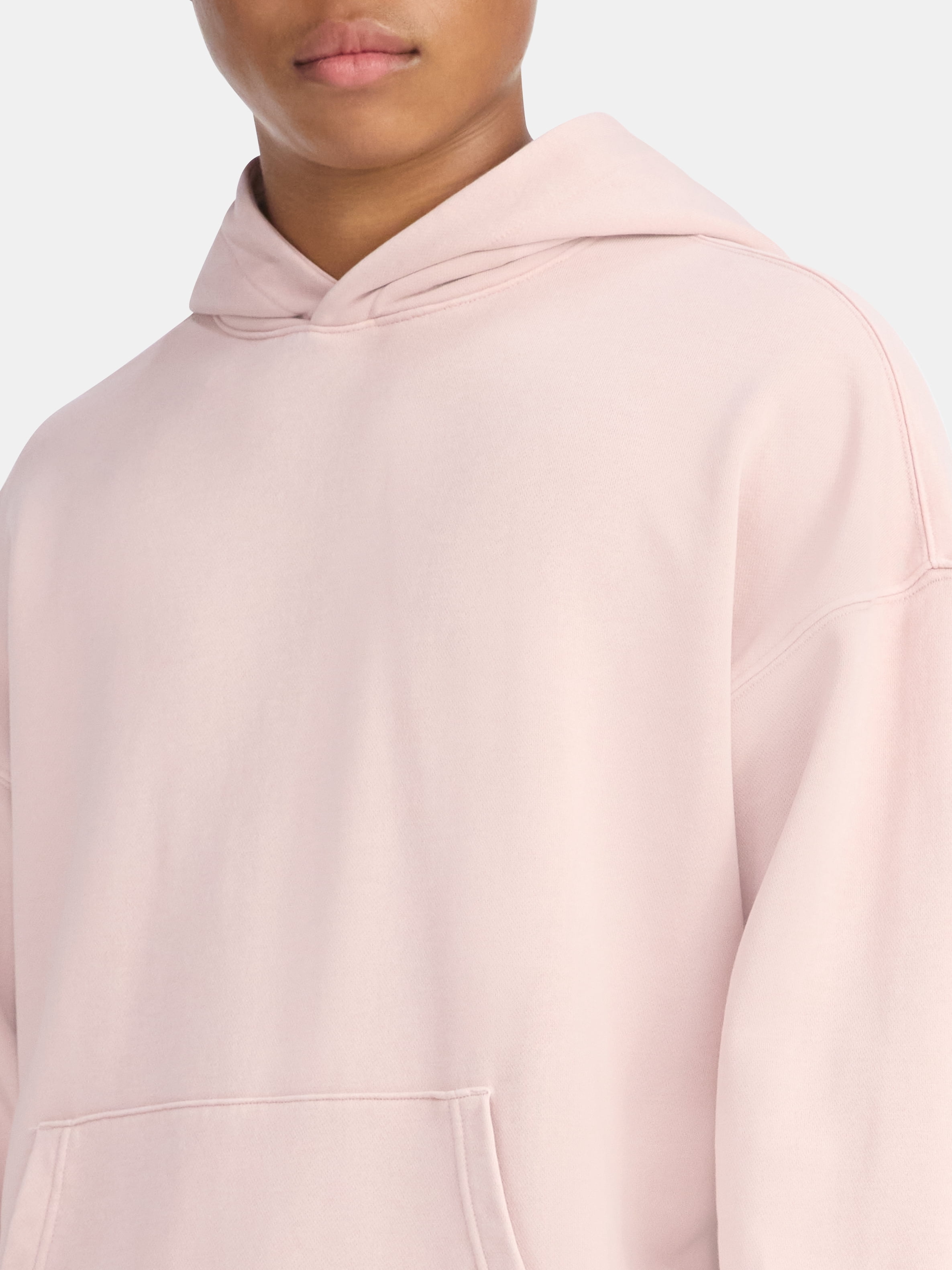 No Boundaries Oversized Hoodie with Long Sleeves, Men's & Big Men's