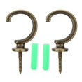 thumbnail image 1 of 2pcs Curtain Holdback Zinc Alloy Curtain Tieback Curtain Hook Curtain Holder, 1 of 4