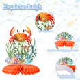 thumbnail image 3 of 12 centros de mesa en forma de panal de abeja con animales marinos y oceánicos para decoración de fiesta, 3 of 7