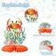 thumbnail image 3 of 12 centros de mesa en forma de panal de abeja con animales marinos y oceánicos para decoración de fiesta, 3 of 7