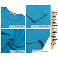 thumbnail image 5 of Fantaslook Long Sleeve T Shirts for Women Crew Neck Curve Hem Tunic Tops Casual Fall Shirts, 5 of 7