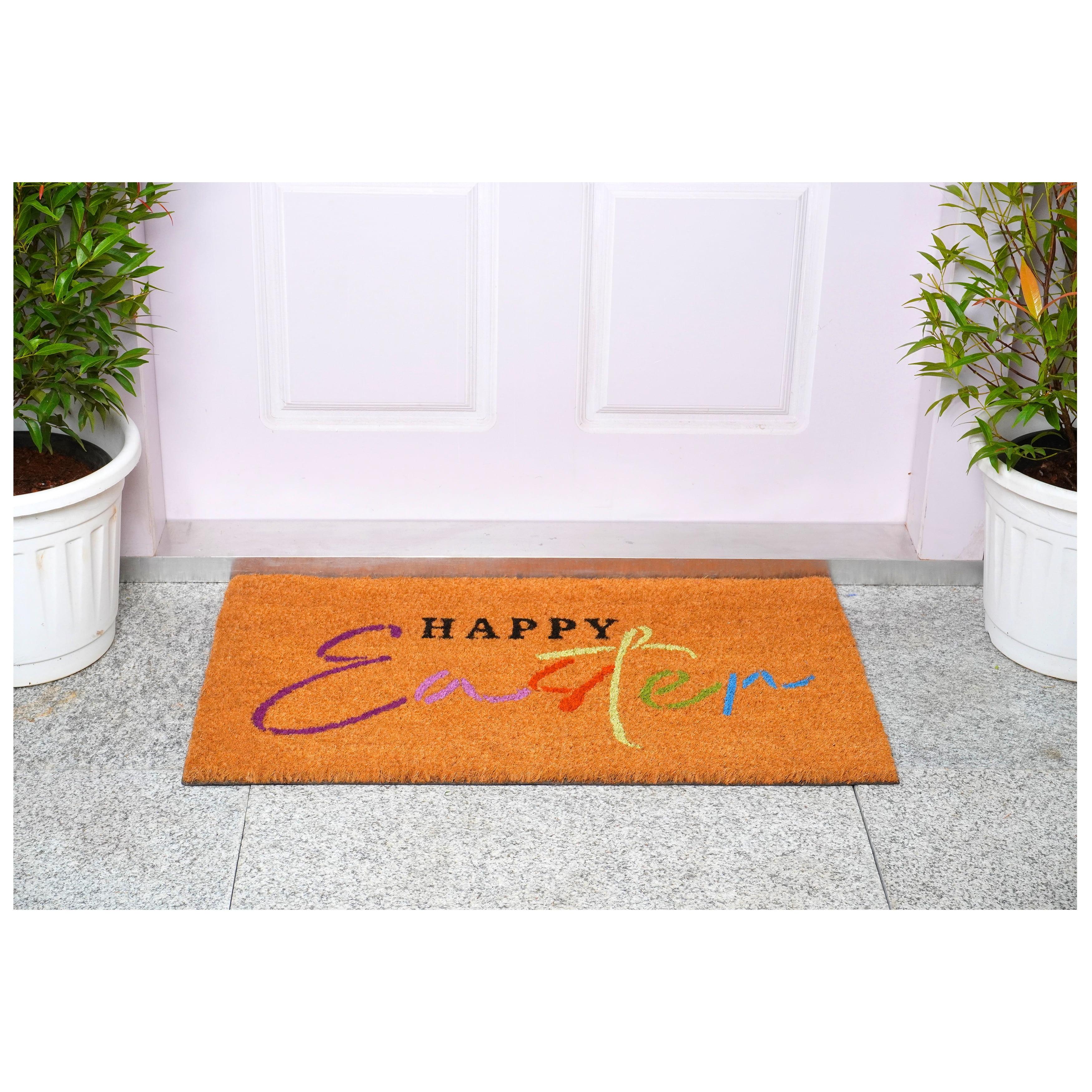 Calloway Mills 106641729 17 x 29 in. Easter Blessings Rectangular Doormat, Multi Color