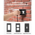 thumbnail image 5 of 1 Gang Weatherproof Outdoor Electrical Outlet Cover Lockable High Strength PC Material 6 in 1 Receptacle Socket Horizontal Vertical Easy Installation, 5 of 6