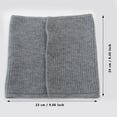thumbnail image 3 of Women's Winter Fashion Scarves - Wool Neck Warmer for Men and Women Double Layer Knit Ring Scarf Winter Windproof Cold Weather Accessory,Beige, 3 of 4