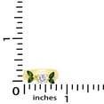 thumbnail image 3 of Marquise & Round Simulated Green Emerald & Cubic Zirconia Enhancer Guard 10k Yellow Gold Ring Size - 10, 3 of 3