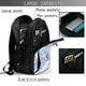 thumbnail image 4 of Balery Bird Butterfly Stripe Mochila con carga USB para hombre y mujer - Mochila impermeable y antirrobo para laptop con puerto USB para viajes, trabajo, 4 of 7