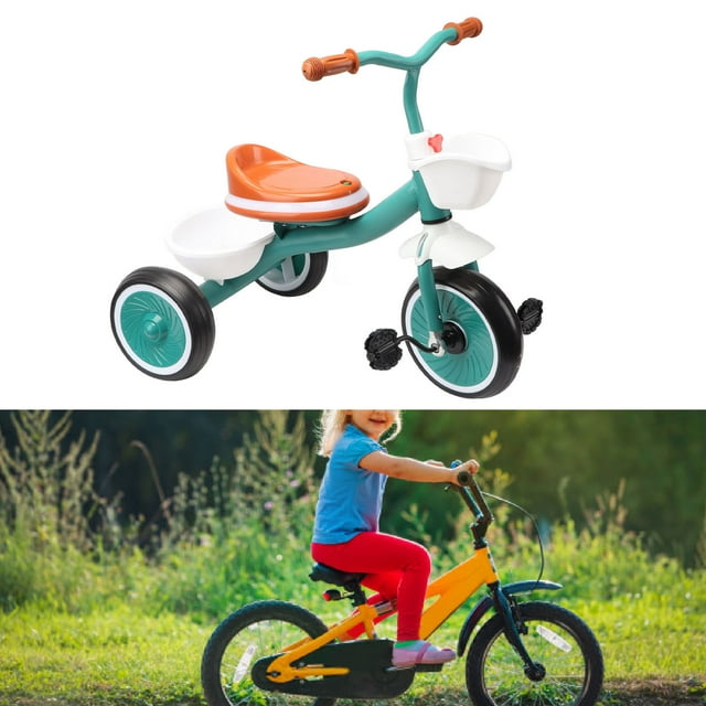 Triciclo Para Niños Pequeños, Triciclo Para Niños, Ruedas EVA No Inflables, Luz Musical, Antideslizante, Con Pedales Para Niños De 1 A 6 Años