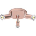 thumbnail image 1 of 15cm220v Spotlight*3 Rose Gold Wrought Iron Lamp, 1 of 4