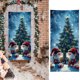 thumbnail image 5 of onlyliua ¡ ¡Ofertas Del Día! ¡Liquidación! Decoración Navideña para Puerta, Regalo de Papá Noel., 5 of 5