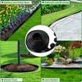 thumbnail image 5 of Remiawy Garden Edging Border, 33 ft No Dig Landscape Edging Kit with 50 Anchoring Spikes, 2 Inch Tall Plastic Lawn Edging Fence Garden Border for Flower Bed Lawn Yard Grass Paver Pathway Walkway, 5 of 8